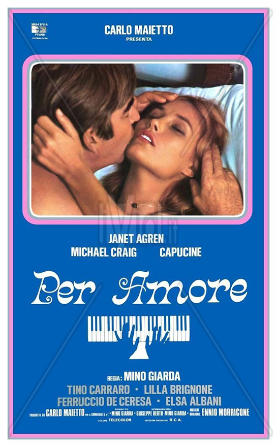 Per Amore movie posters and score 11