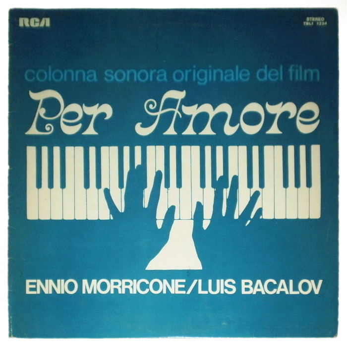 Cover of the original vinyl record with the film score by Morricone & Luis Bacalov (RCA)