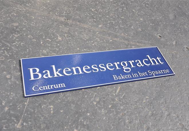 Street signs in Haarlem, the Netherlands 2