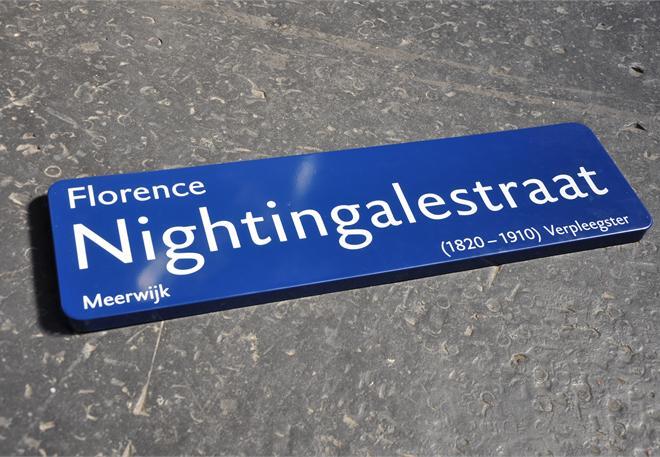 Street signs in Haarlem, the Netherlands 4
