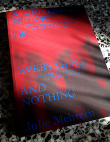 <cite>A Universal History of Everything and Nothing</cite> by Julie Mehretu