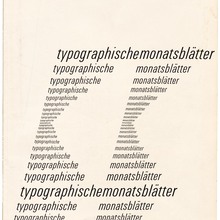 <cite>Typographische Monatsblätter</cite>, 1961 No. 10