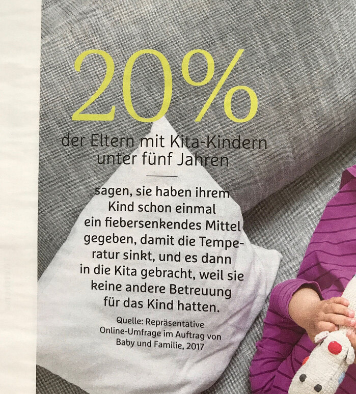 Baby &amp; Familie magazine, 2017 redesign 3