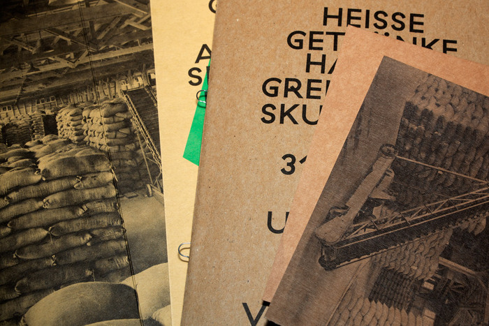 Various printed matter for the exhibition.