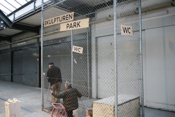 Signage for the exhibition.