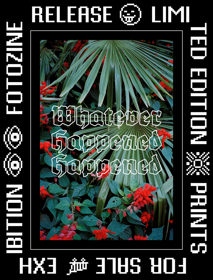 Whatever Happened Happened zine release poster