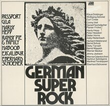 Various Artists – <cite>German Super Rock</cite> album art