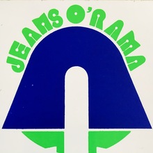 Jeans O’Rama logo sticker