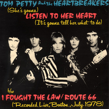 Tom Petty &amp; The Heartbreakers – “Listen To Her Heart” UK single cover