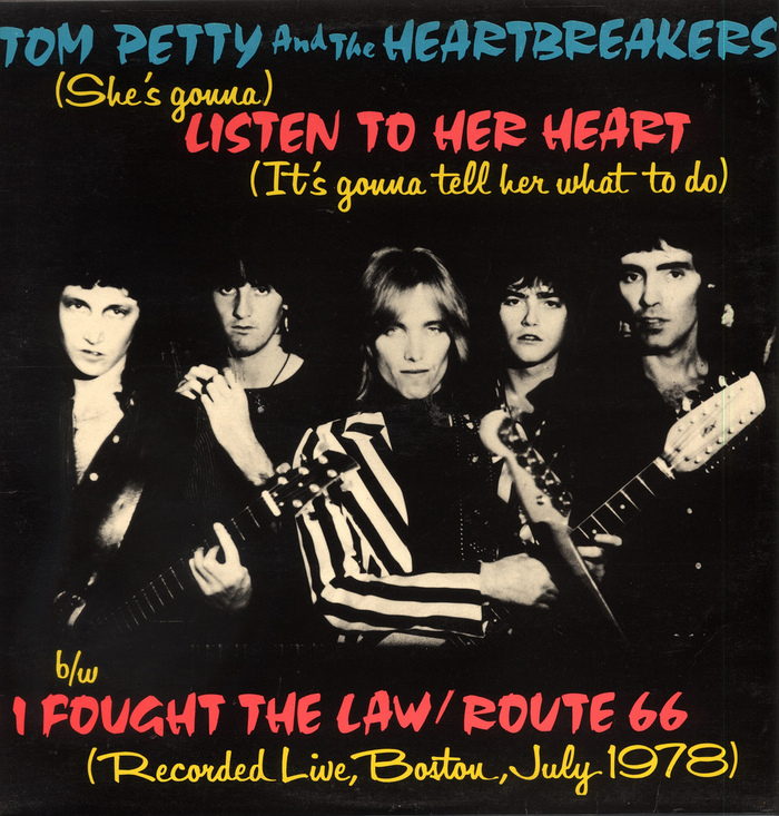 Tom Petty &amp; The Heartbreakers – “Listen To Her Heart” UK single cover
