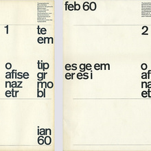 <i>Typografische Monatsblätter</i>,  Nos. 1–7
