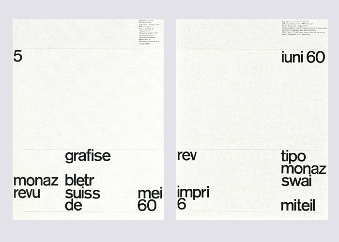 Typografische Monatsblätter,  Nos. 1–7 1