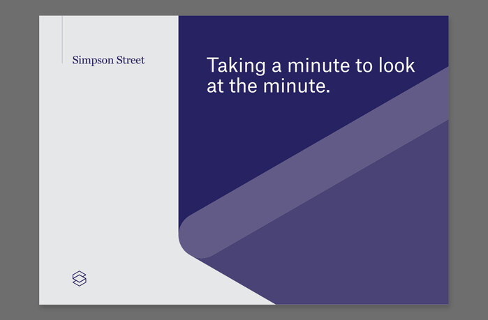 Simpson Street identity &amp; website 5