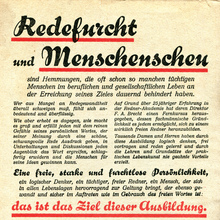 Verlag R. Halbeck ad for rhetoric courses