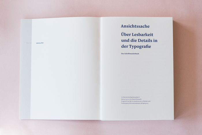 Ansichtssache – Über Lesbarkeit und die Details in der Typografie by Sabrina Öttl 3