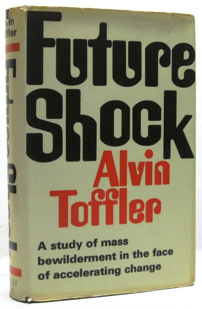 First UK edition, The Bodley Head Ltd, London, 1970. The letterforms were directly taken from the Random House jacket, but rearranged. The shifted ‘oc’ pair was presumably added as a visual analogy of the shock. The secondary face is Univers.