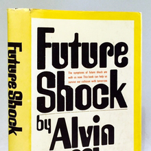 <cite>Future Shock</cite> by Alvin Toffler, Random House edition (and subsequent uses)