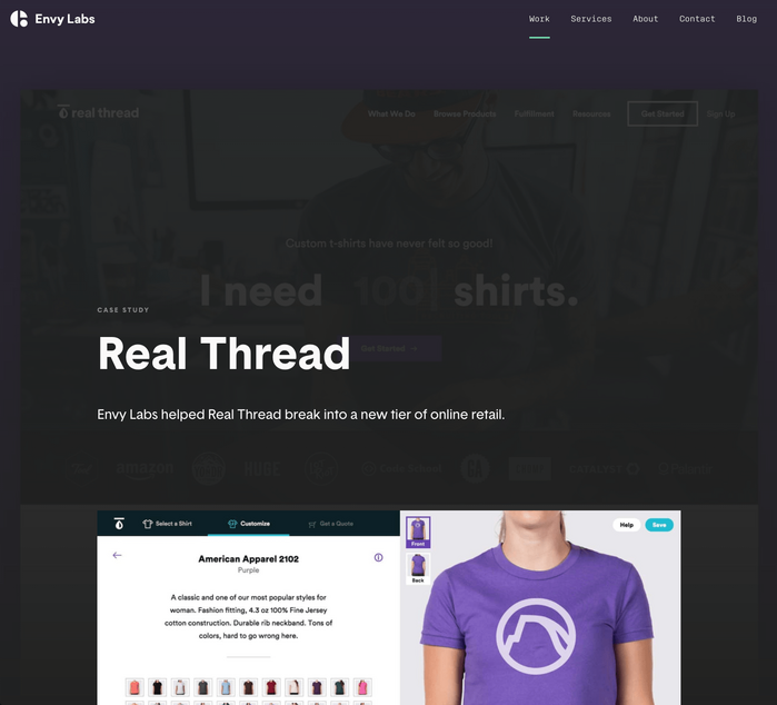 Envy Labs website 5
