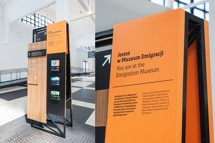Emigration Museum Gdynia wayfinding 1