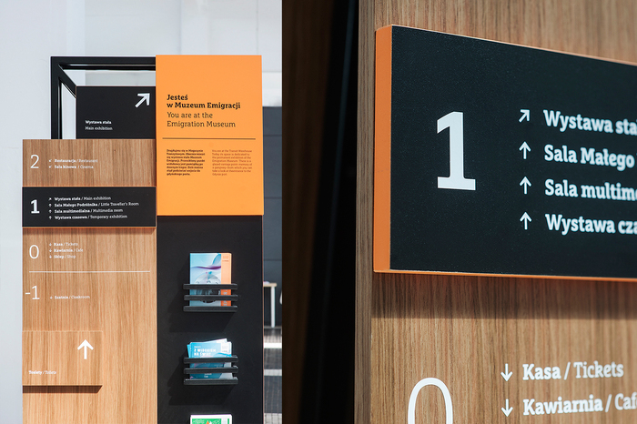 Emigration Museum Gdynia wayfinding 4