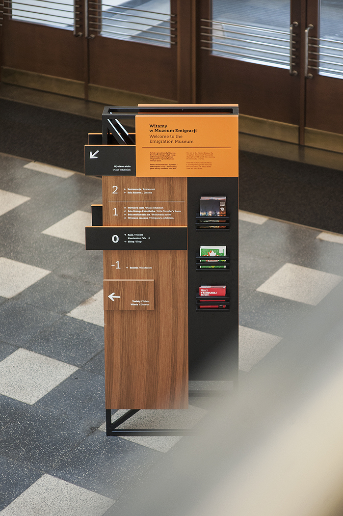 Emigration Museum Gdynia wayfinding 5
