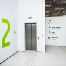 Silesian Museum wayfinding system