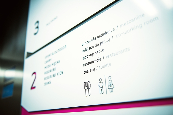 Galeria Katowicka wayfinding 3