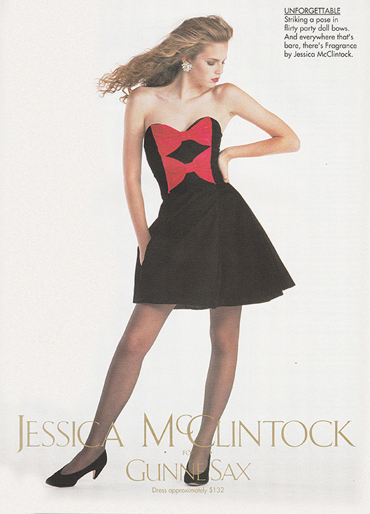 Jessica McClintock ads (1987–91) 6