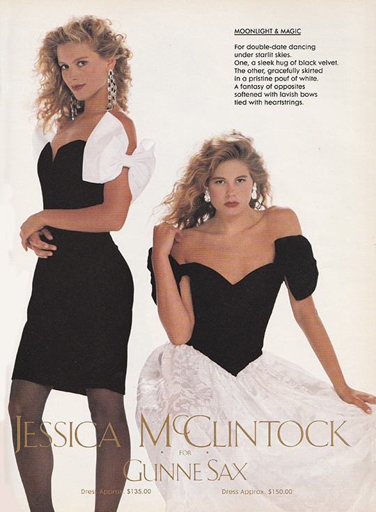 Jessica McClintock ads (1987–91) 3