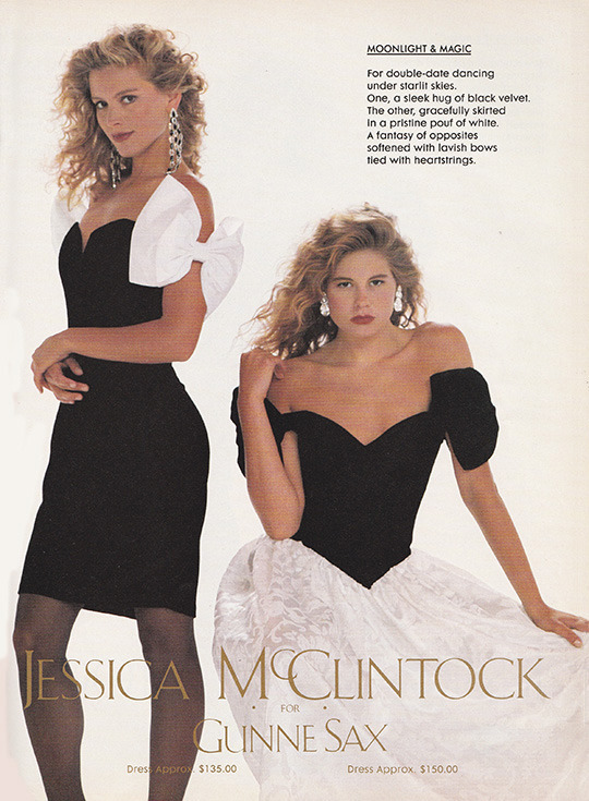 Jessica McClintock ads (198791) - Fonts In Use Jessica McClintock ads (198791) - Fonts In Use