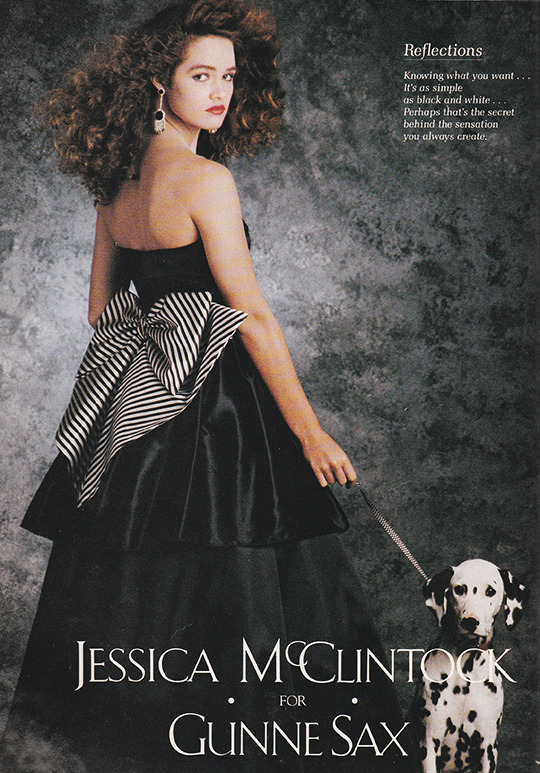 Jessica McClintock ads (1987–91) 2