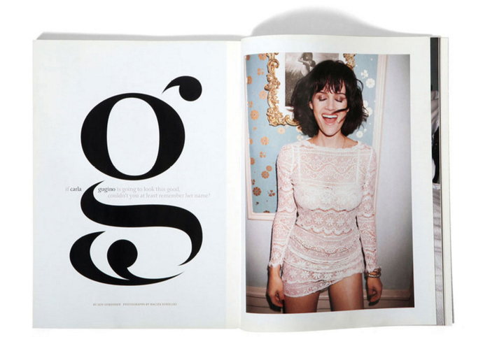 Details magazine: Carla Gugino