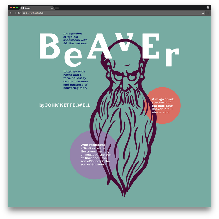 Beaver by John Kettelwell, Pavel Kedich web edition 1