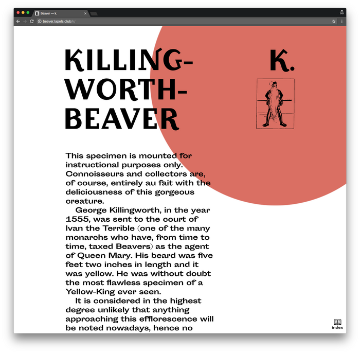 Beaver by John Kettelwell, Pavel Kedich web edition 3