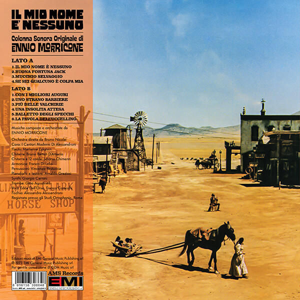 Ennio Morricone – Il mio nome è Nessuno. Colonna Sonora Originale (AMS Records) album art 2