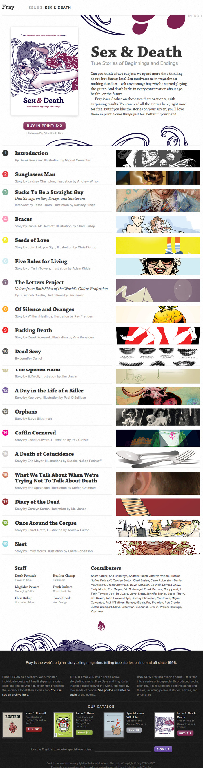Fray Issue 3: Sex & Death 1