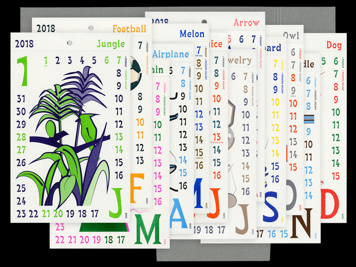 2018 Calendar by OYE 3