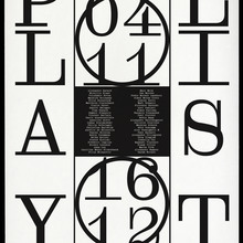 <cite>Playlist</cite> at Erratum Galerie