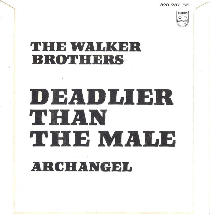 The Walker Brothers – “Deadlier Than The Male” / “Archangel” Dutch single cover 2