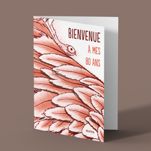 Menu card for Françoise’s birthday party