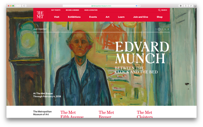 Edvard Munch: Between the Clock and the Bed at The Met 3