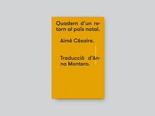 <cite>Quadern d’un retorn al país natal</cite> by Aimé Césaire