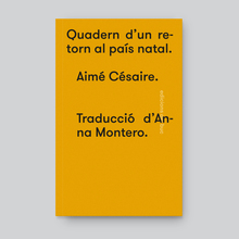 <cite>Quadern d’un retorn al país natal</cite> by Aimé Césaire
