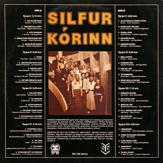 Silfurkórinn – Rokk rokk rokk album art 2