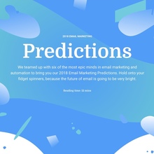 Campaign Monitor’s 2018 Predictions