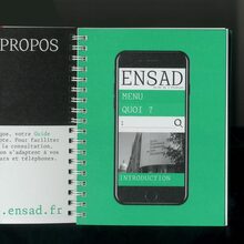 Guide de l’étudiant 2017, ENSAD, Paris