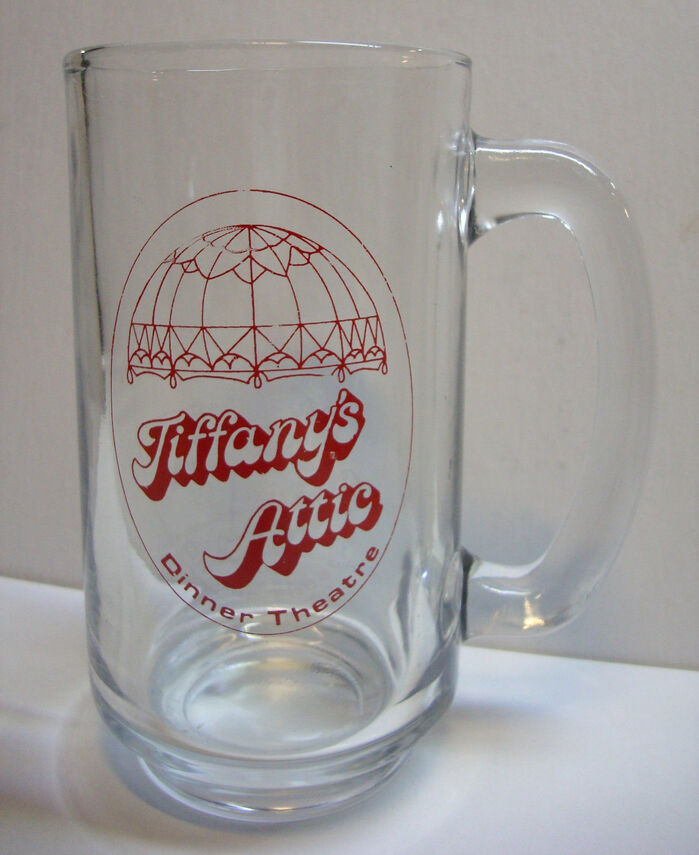 Tiffany’s Attic logo, matchbook, mug 2
