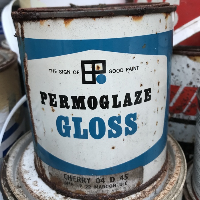 Permoglaze Gloss paint can (1970s)