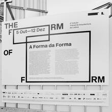 <cite>The Form of Form</cite>, 4th edition of the Lisbon Architecture Triennale