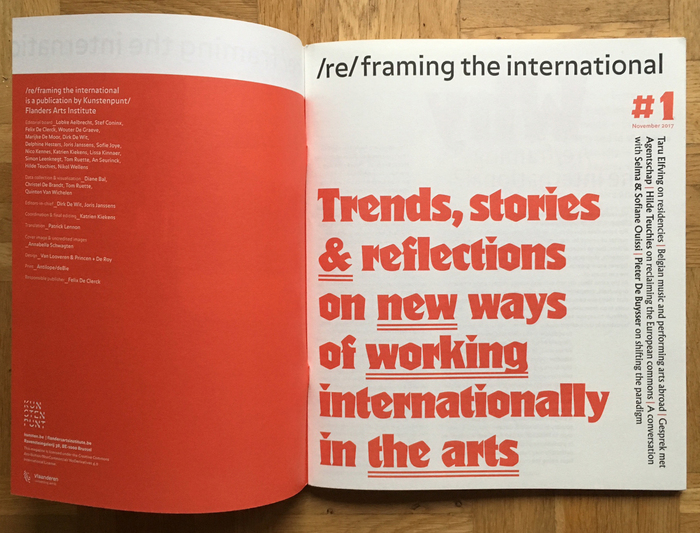 Title page featuring Alarm in big scarlet letters – with double underlines, for good measure.